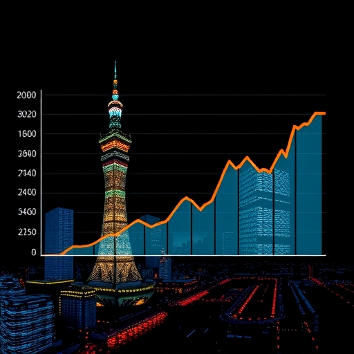 金融市場增長圖表