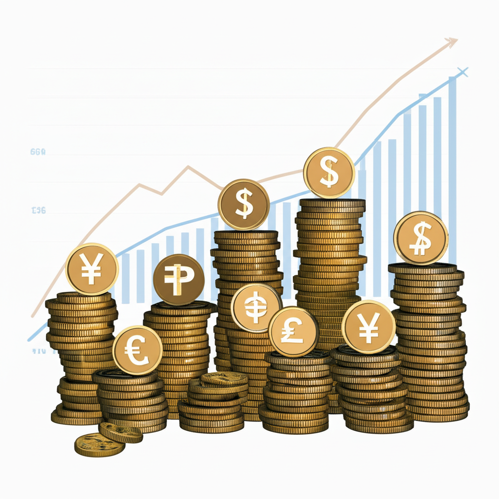 區塊鏈技術圖示，連結數位貨幣與網路