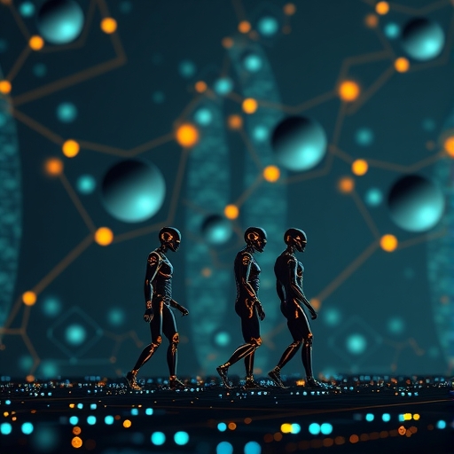 描繪數據中心基礎設施和高速數據傳輸的AI技術圖