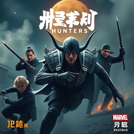 KPop獵魔人電影票房告捷的場景