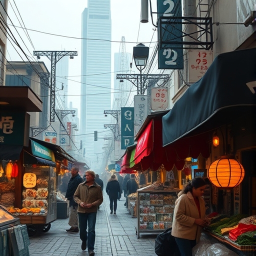 反映複雜市場氛圍的圖像。
