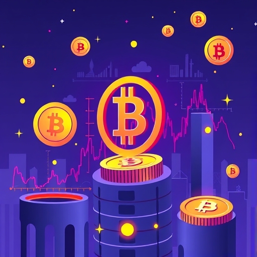 加密貨幣交易的插圖