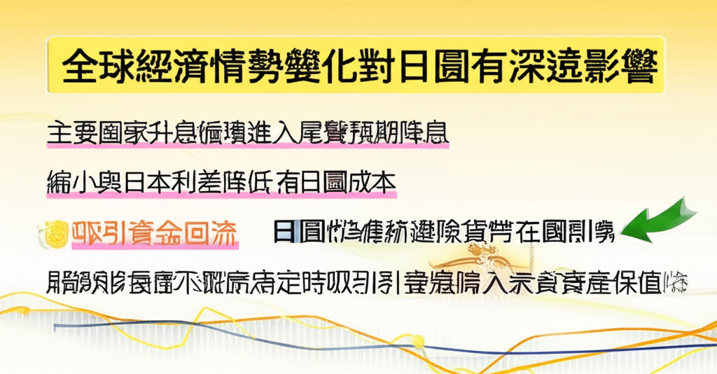 全球經濟情勢對日圓影響插圖