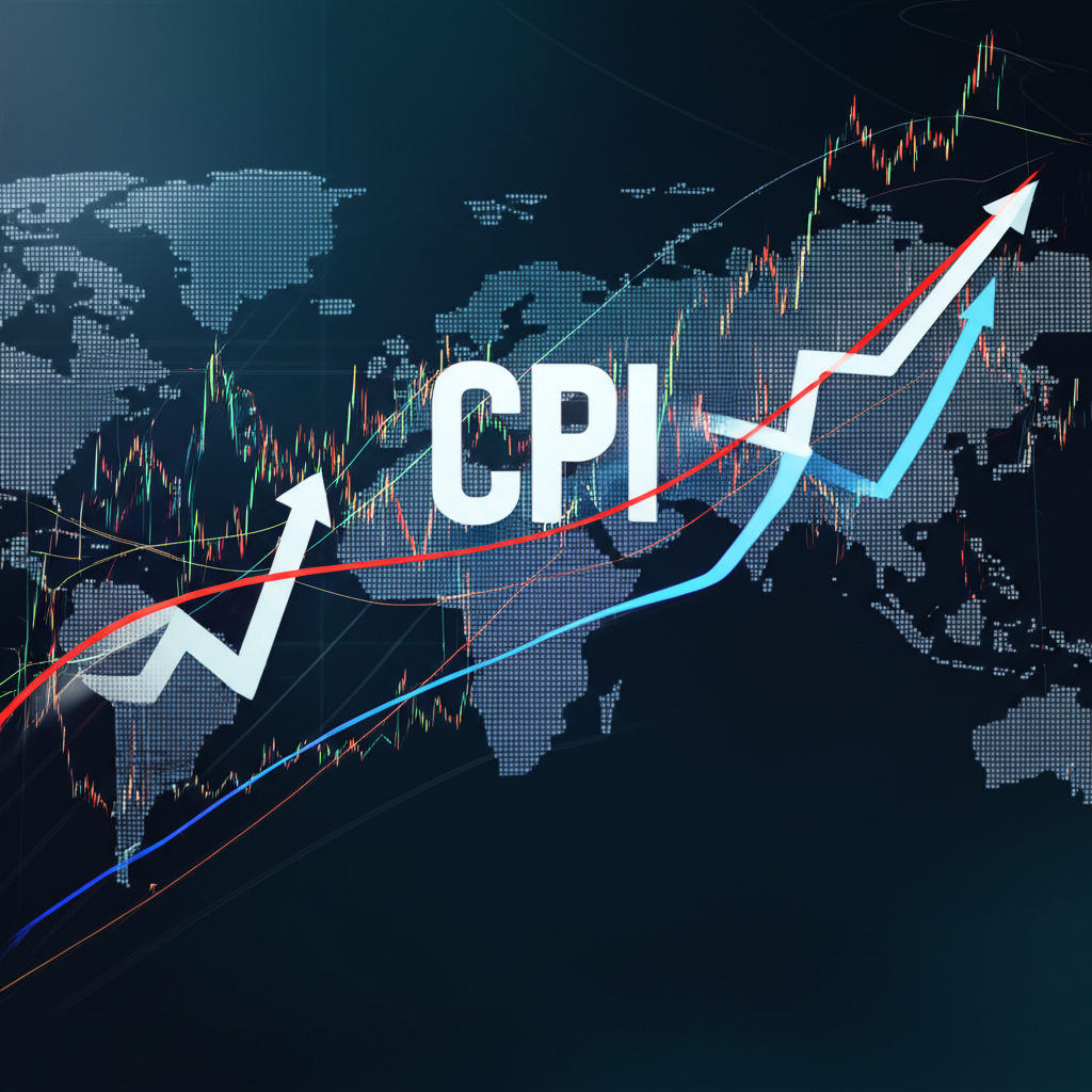 全球金融市場互聯示意圖:CPI 數據影響美國國債與投資決策的動態經濟景觀