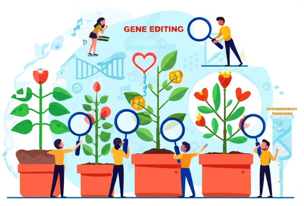 充滿活力的生物科技產業，基因編輯與免疫療法如茁壯植物般成長，吸引手持放大鏡的投資者