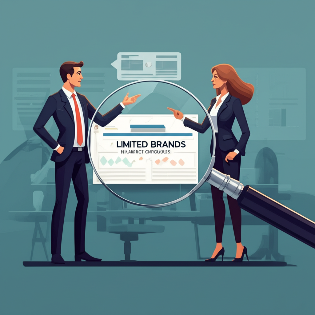 Oppenheimer與Jefferies分析師討論市場評級與公司曝險的插圖，放大鏡聚焦First Brands顯示有限曝險的企業場景