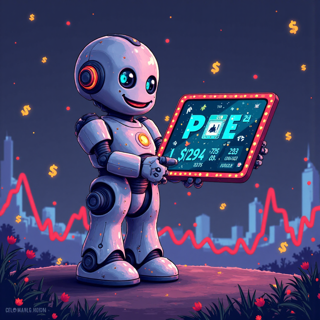 核心 PCE 數據顯示與投資相關的圖像，包含貨幣符號和成長曲線