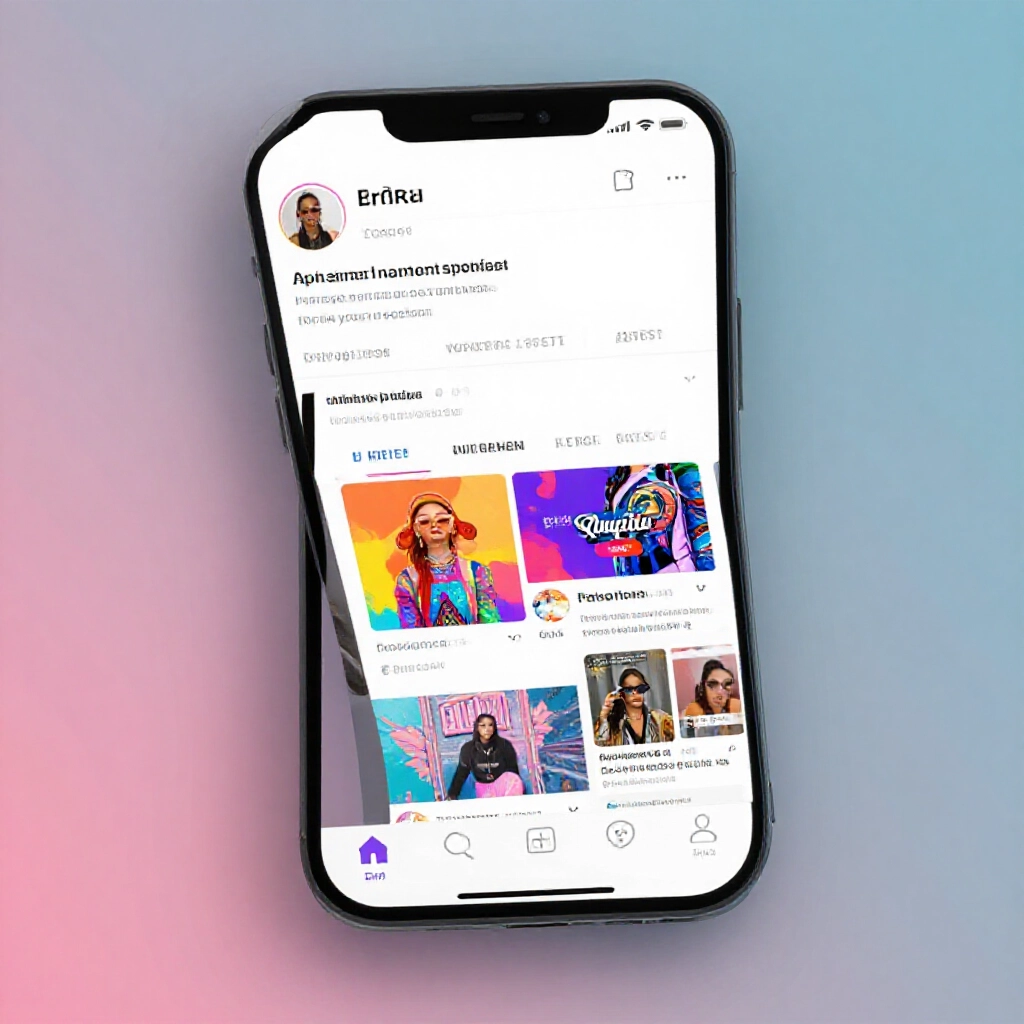 手機螢幕顯示 Threads 文字社群介面，串文、照片與短影片整合 IG 個人資料，現代簡潔設計