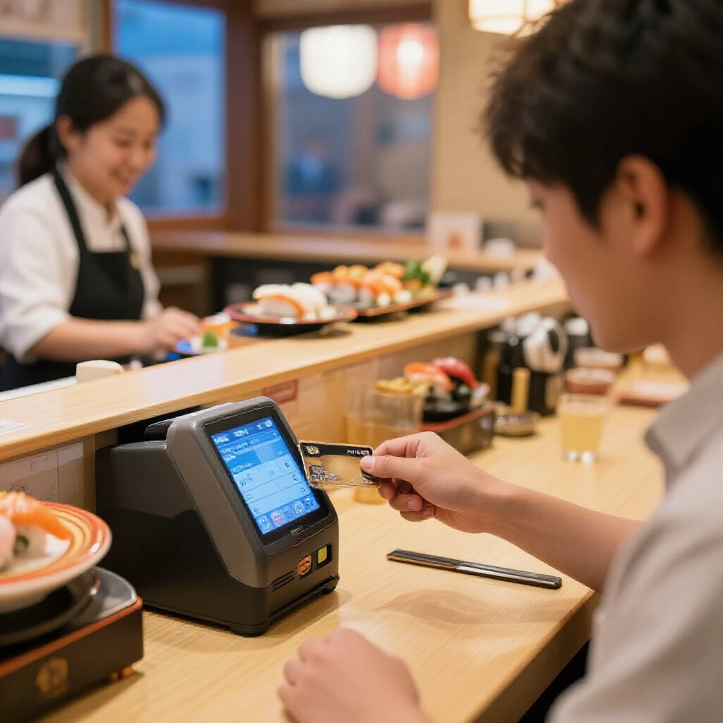 日本餐廳結帳，遊客刷卡機上看到台幣與<a href=