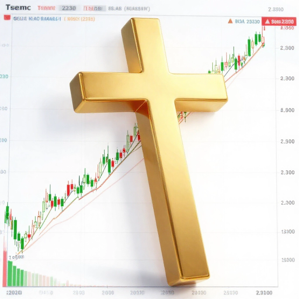 台積電 2330 K 線圖黃金交叉 DIF 上穿 MACD 紅轉綠柱穿越零線多頭湧現成交量激增生動市場氛圍