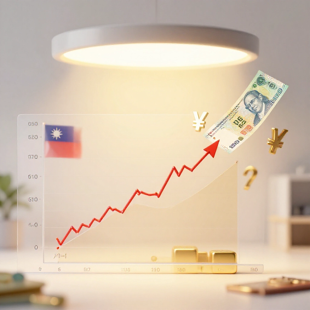 國際金價美元計價與台灣匯率對比圖表,顯示獲利抵銷效應