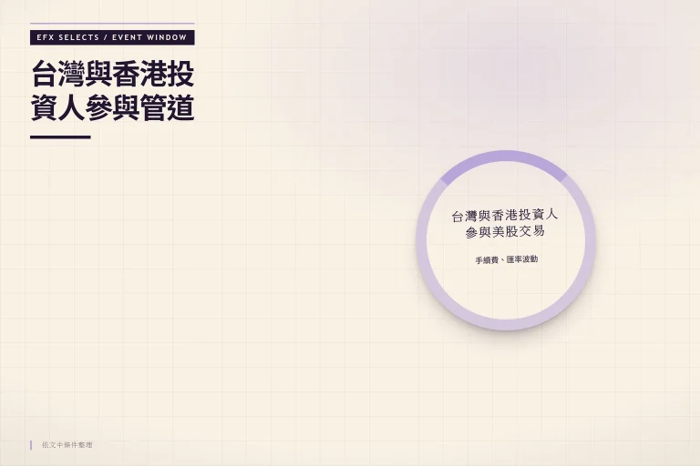 台灣與香港投資人參與美股交易的手續費與匯率波動